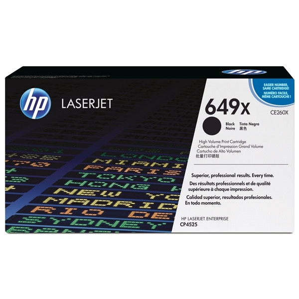 HP Toner HP 649X (CE260X) High Capacity Black CE260X 039894 - 1