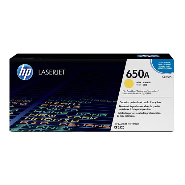 HP Toner HP 650A (CE272A) Yellow CE272A 039966 - 1