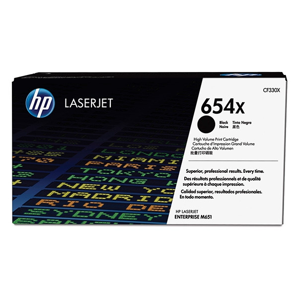 HP Toner HP 654X (CF330X) High Capacity Black CF330X 054792 - 1