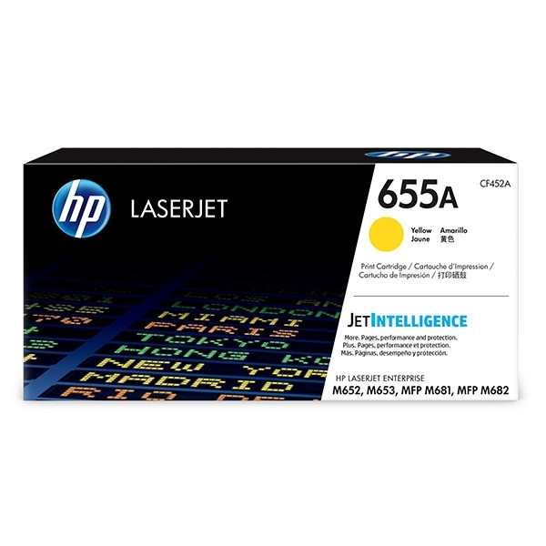 HP Toner HP 655A (CF452A) Yellow CF452A 055162 - 1