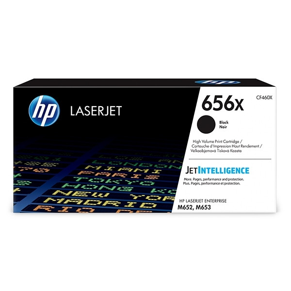 HP Toner HP 656X (CF460X) High Capacity Black CF460X 055166 - 1