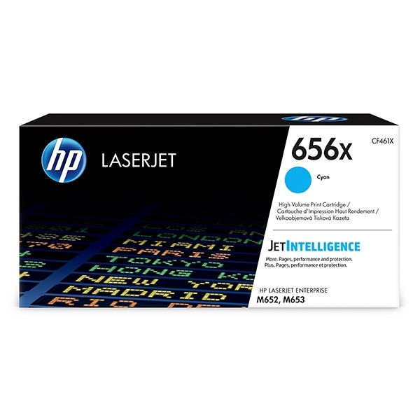 HP Toner HP 656X (CF461X) High Capacity Cyan CF461X 055168 - 1