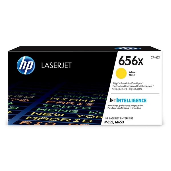 HP Toner HP 656X (CF462X) High Capacity Yellow CF462X 055170 - 1