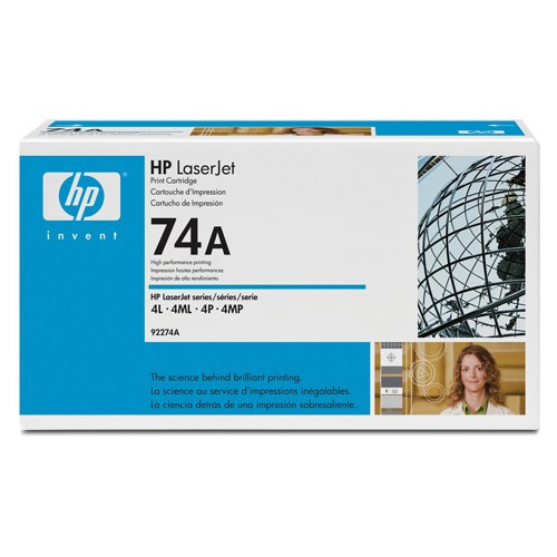 HP Toner HP 74A (92274A) Black 92274A 032042 - 1