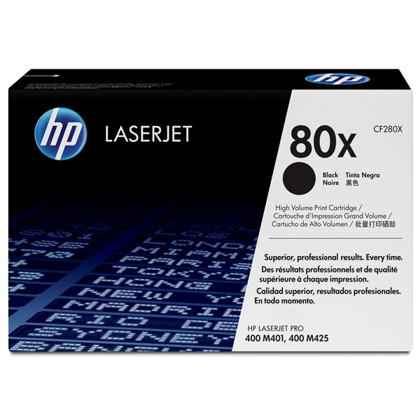 HP Toner HP 80X (CF280X) High Capacity Black CF280X 054114 - 1