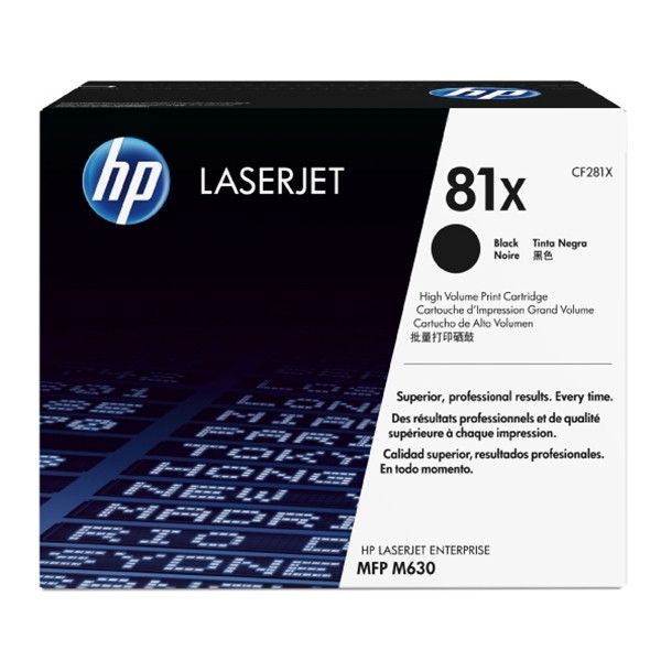 HP Toner HP 81X (CF281X) High Capacity Black CF281X 054814 - 1