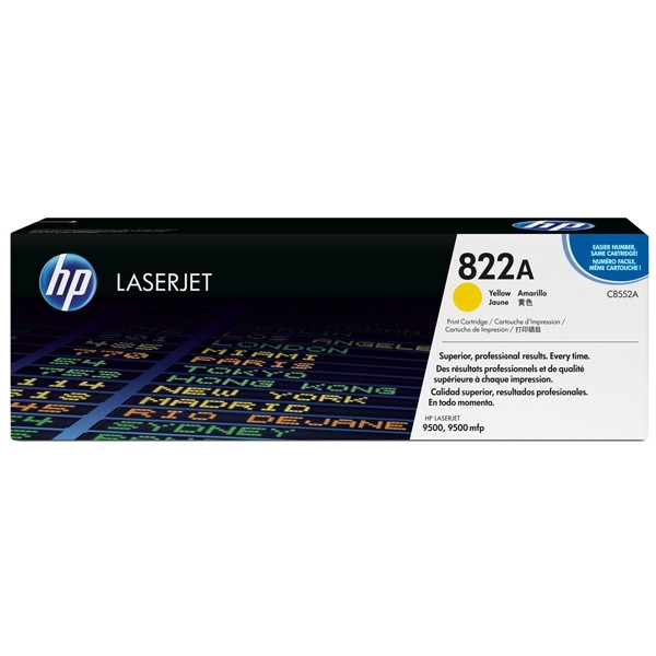 HP Toner HP 822A (C8552A) Yellow C8552A 039400 - 1