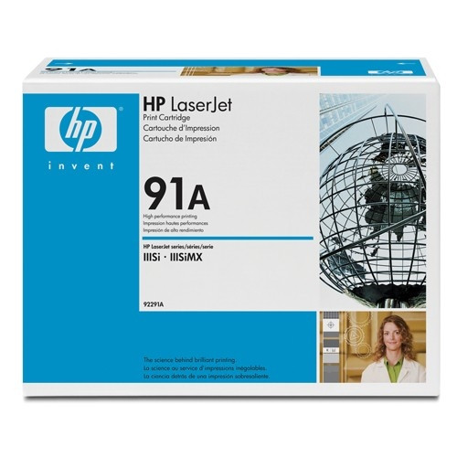 HP Toner HP 91A (92291A) Black 92291A 032052 - 1