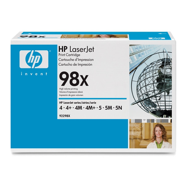 HP Toner HP 98X (92298X) High Capacity Black 92298X 032032 - 1