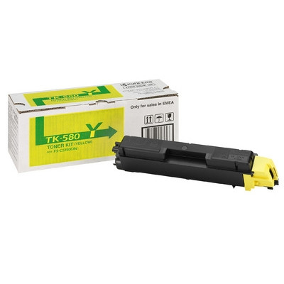 Kyocera Toner Kyocera TK-580Y Yellow 1T02KTANL0 079334 - 1