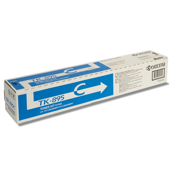 Kyocera Toner Kyocera TK-895C Cyan 1T02K0CNL0 079340 - 1