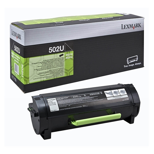 Lexmark Toner Lexmark 502U (50F2U00) Extra High Capacity Black 50F2U00 037314 - 1