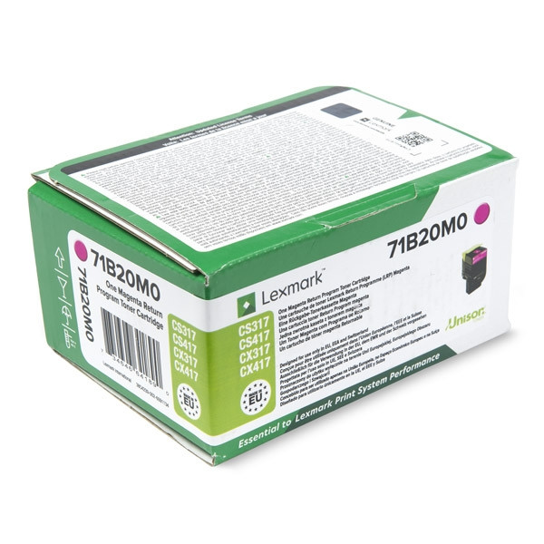 Lexmark Toner Lexmark 71B20M0 Magenta 71B20M0 037744 - 1