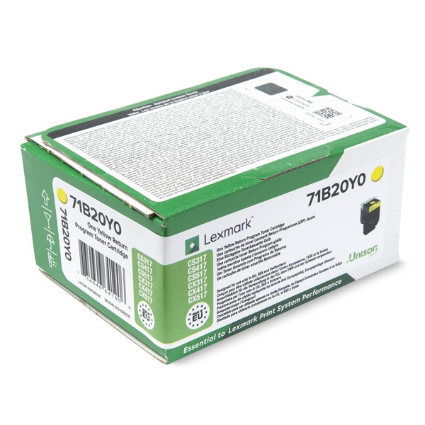 Lexmark Toner Lexmark 71B20Y0 Yellow 71B20Y0 037746 - 1