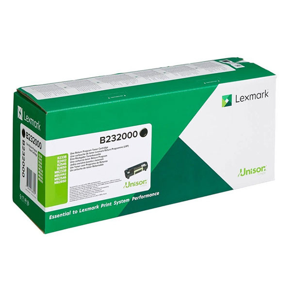 Lexmark Toner Lexmark B232000 Black B232000 037910 - 1