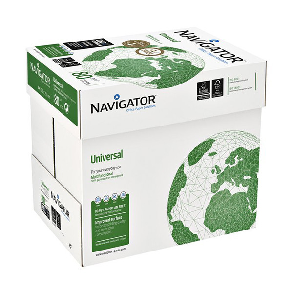 Navigator Χαρτί Εκτύπωσης Navigator Universal Α4, 80gr, 5 x 500 Φύλλα NVdoos 425790 - 1