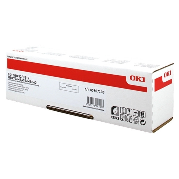 OKI Toner OKI 45807106 High Capacity Black 45807106 042702 - 1